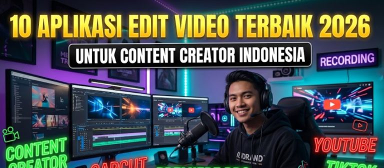 10 Aplikasi Edit Video Terbaik 2026 untuk Content Creator Indonesia