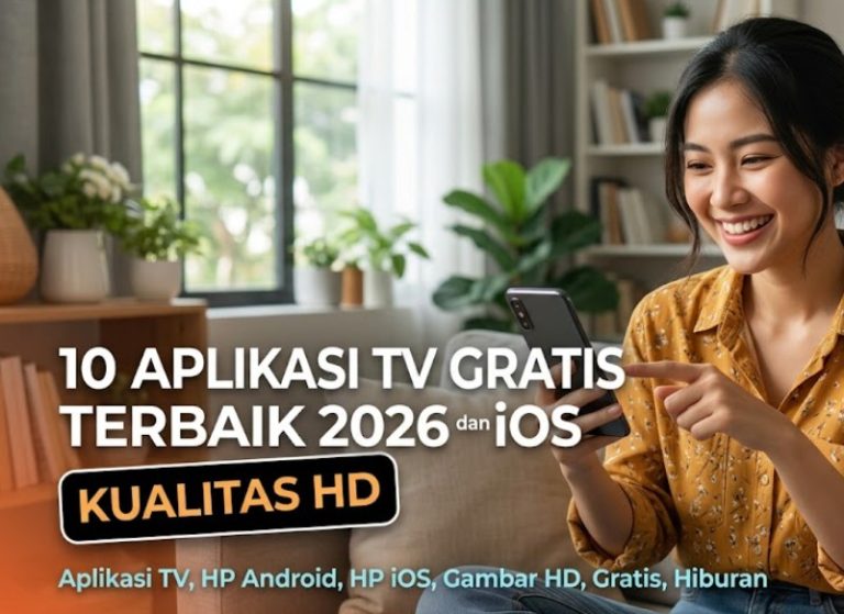 10 Aplikasi TV Gratis di HP Android dan iOS Terbaik 2026
