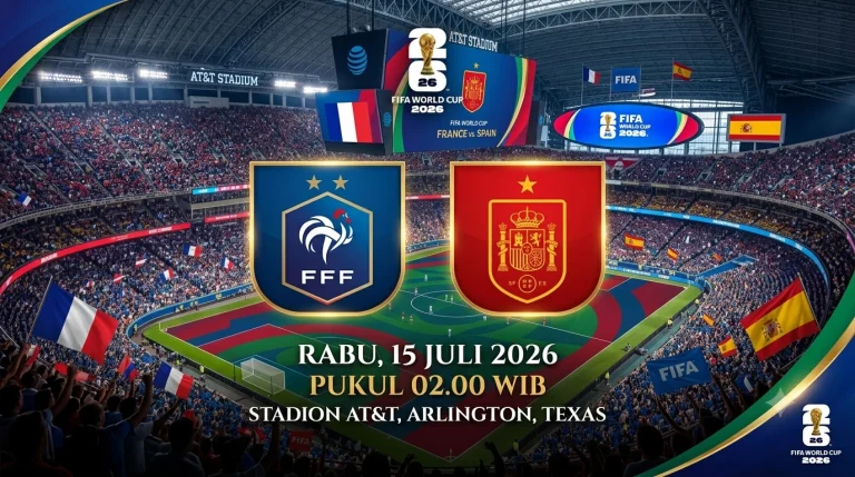 Prediksi Prancis vs Spanyol: Skor, Head to Head, Jadwal Semifinal Piala Dunia 2026