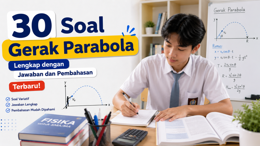 30 Soal Gerak Parabola Lengkap dengan Jawaban dan Pembahasan Terbaru