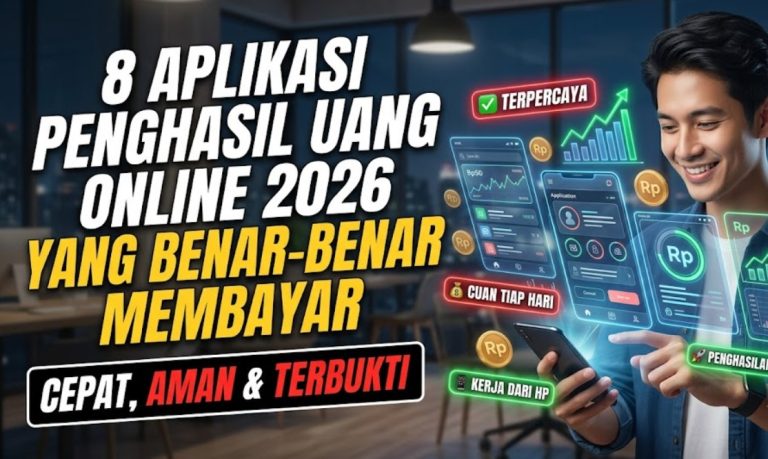 8 Aplikasi Penghasil Uang Online 2026 yang Benar-Benar Membayar