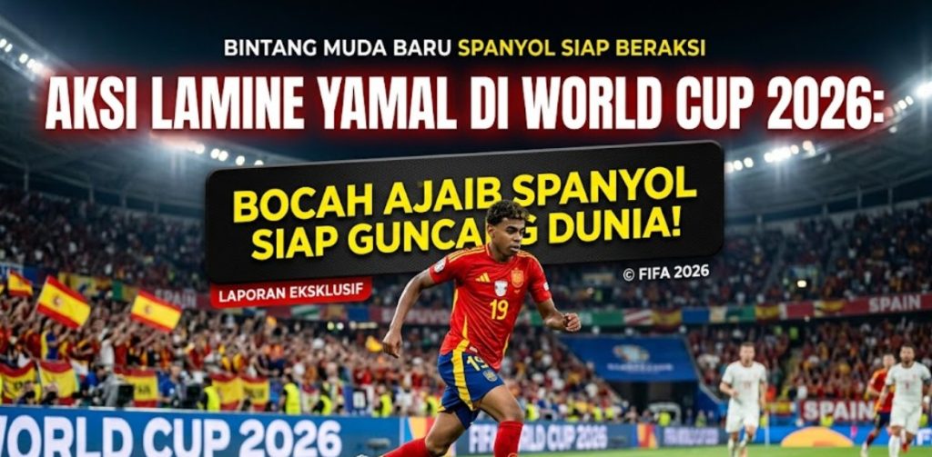 Aksi Lamine Yamal di World Cup 2026 Bocah Ajaib Spanyol Siap Guncang Dunia!