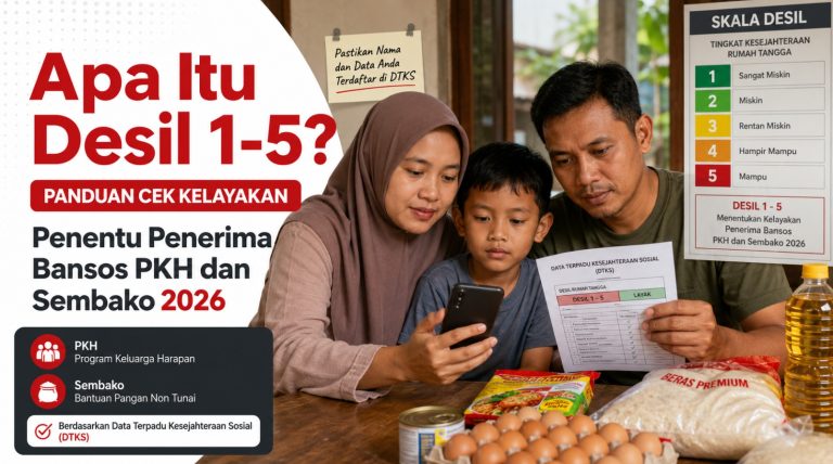 Apa Itu Desil 1-5? Penentu Penerima Bansos PKH dan Sembako 2026