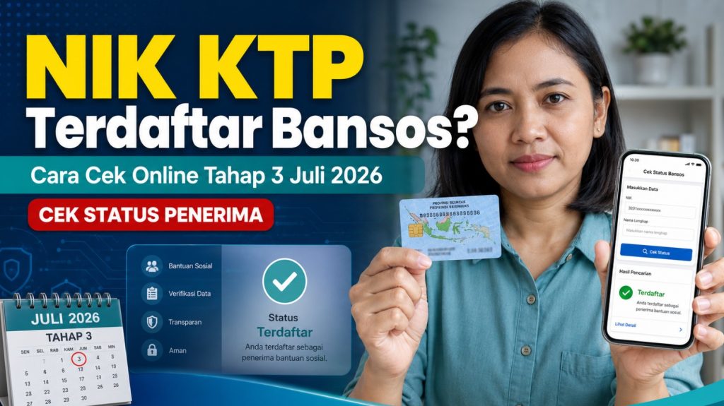 Apakah NIK KTP Anda Terdaftar Bansos