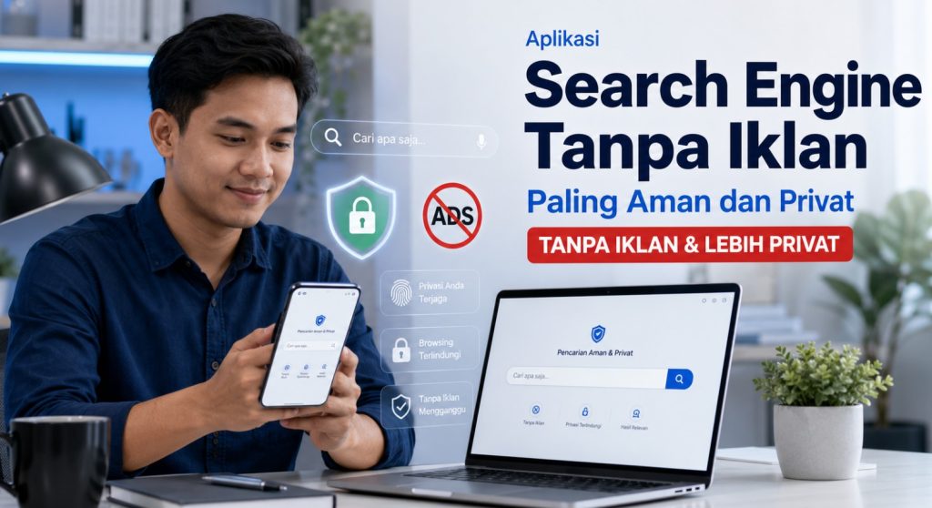 Aplikasi Search Engine Tanpa Iklan Paling Aman dan Privat