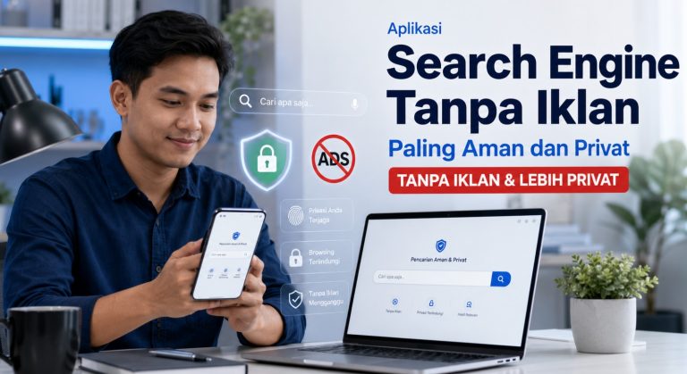 Aplikasi Search Engine Terbaik Tanpa Iklan, Aman dan Privat