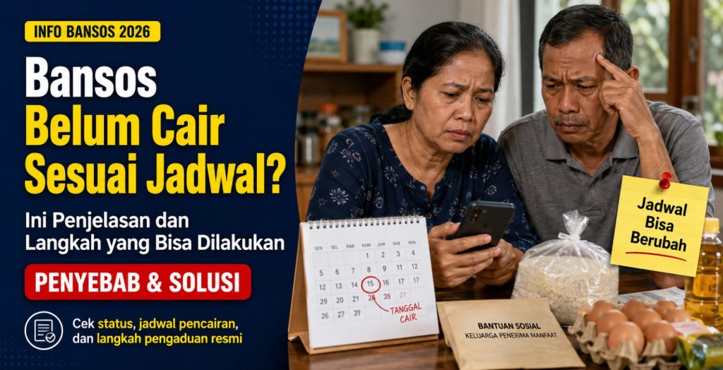 Bansos Belum Cair Sesuai Jadwal