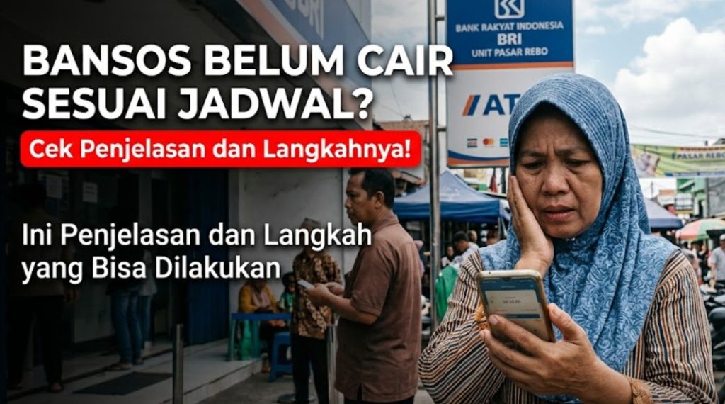 Bansos Belum Cair Sesuai Jadwal Ini Penjelasan dan Langkah yang Bisa Dilakukan