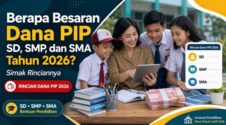 Berapa Besaran Dana PIP SD, SMP, dan SMA Tahun 2026? Simak Rinciannya
