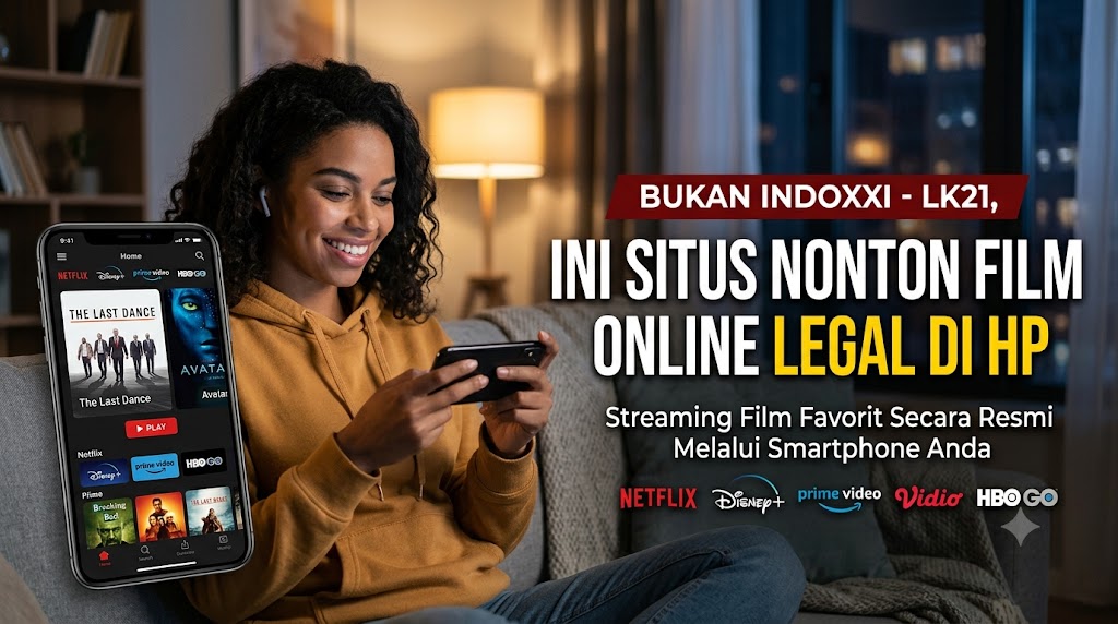 Bukan IndoXXI - LK21, Ini Situs Nonton Film Online Legal di HP