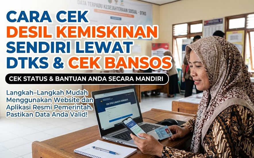 Cara Cek Desil Kemiskinan Sendiri lewat DTSEN dan Cek Bansos