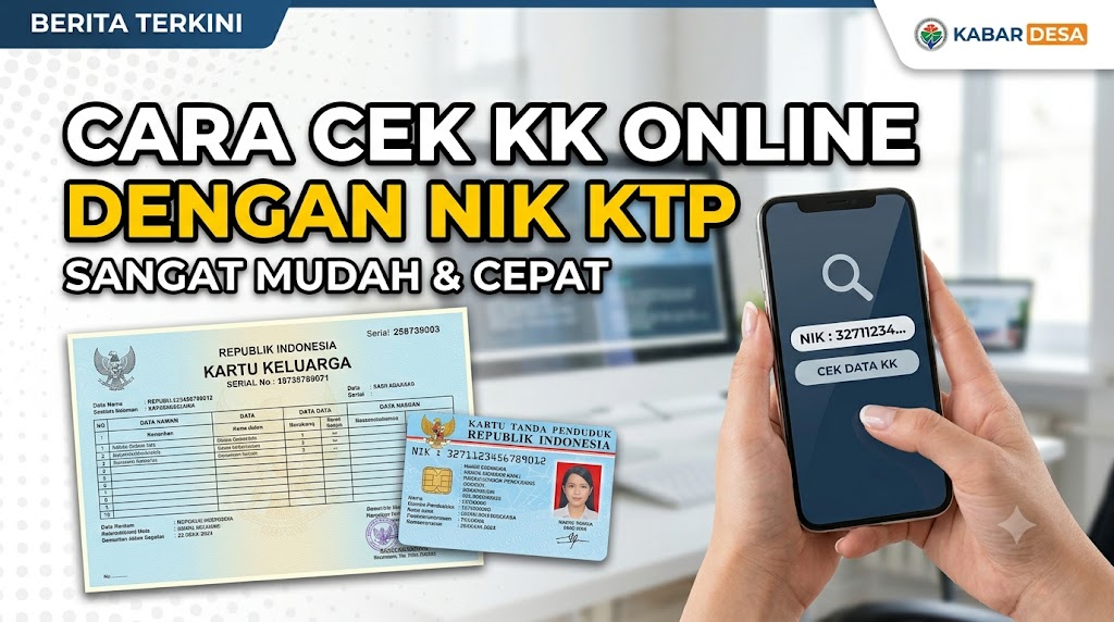 Cara Cek KK (Kartu Keluarga) Online dengan NIK KTP