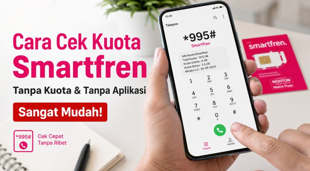 Cara Cek Kuota Smartfren Tanpa Kuota & Tanpa Aplikasi, Sangat Mudah!