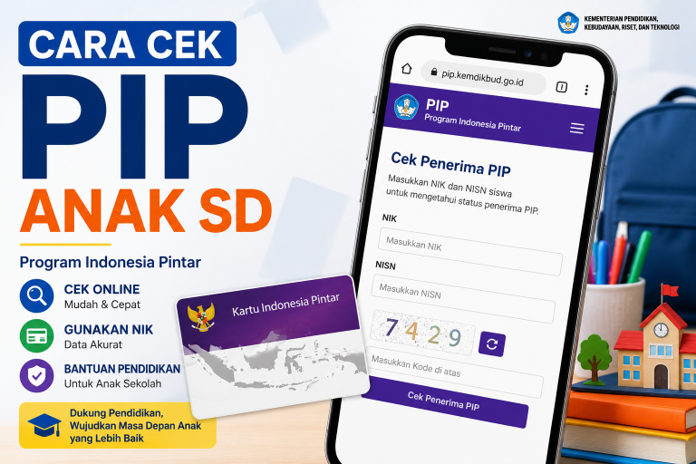 Cara Cek PIP Anak SD Sudah Cair atau Belum Lewat HP 2026