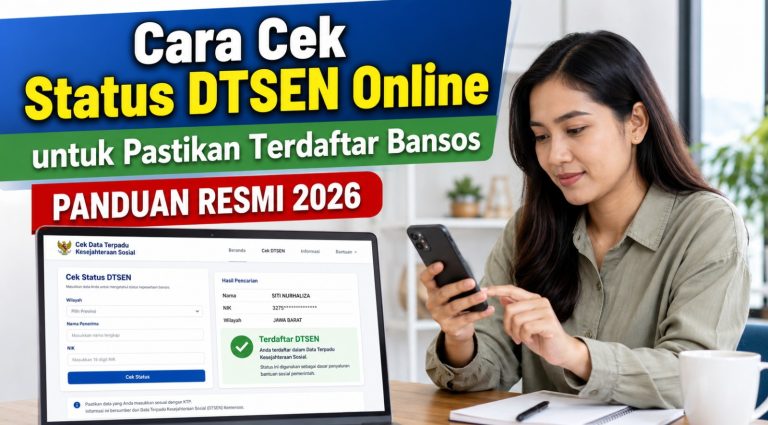 Cara Cek Status DTSEN Online untuk Pastikan Terdaftar Bansos