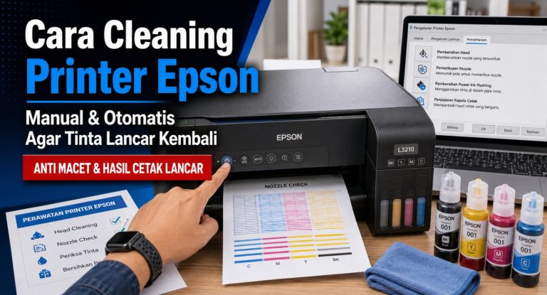 Cara Cleaning Printer Epson Manual & Otomatis Agar Tinta Lancar Kembali