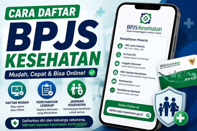 Cara Daftar BPJS Kesehatan Gratis dari Pemerintah Secara Online 2026