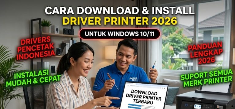 Cara Download & Install Driver Printer 2026 untuk Windows 10/11