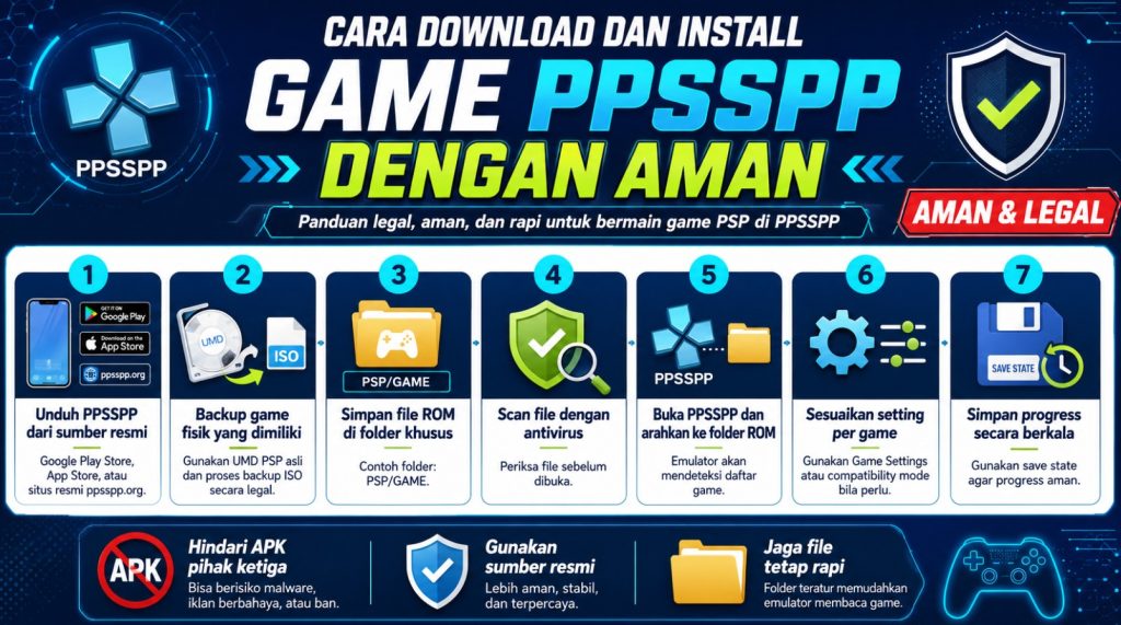 Cara Download dan Setting PPSSPP