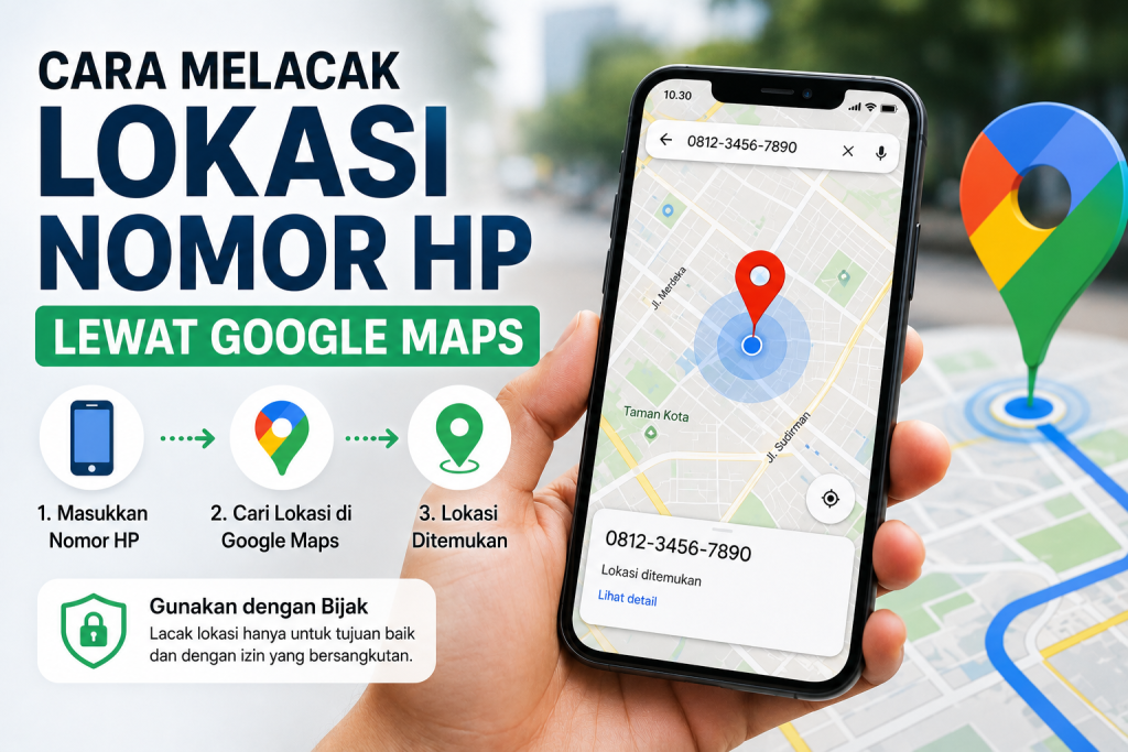 Cara Melacak Lokasi Nomor HP lewat Google Maps