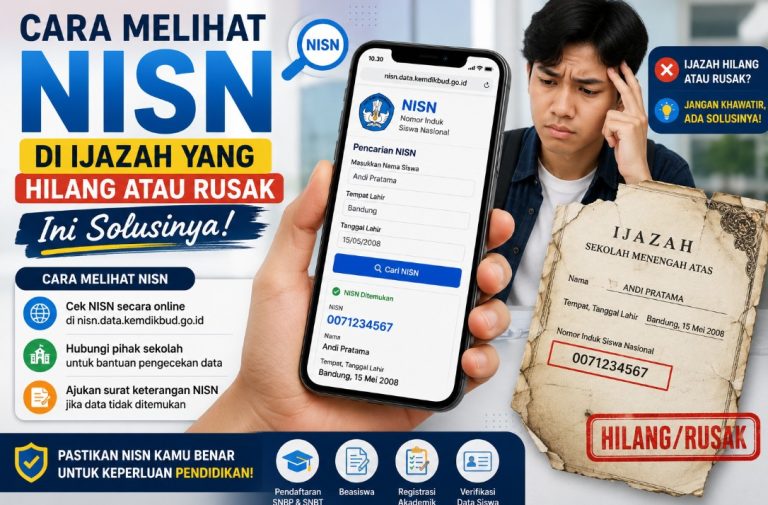 Cara Melihat NISN di Ijazah yang Hilang atau Rusak, Ini Solusinya