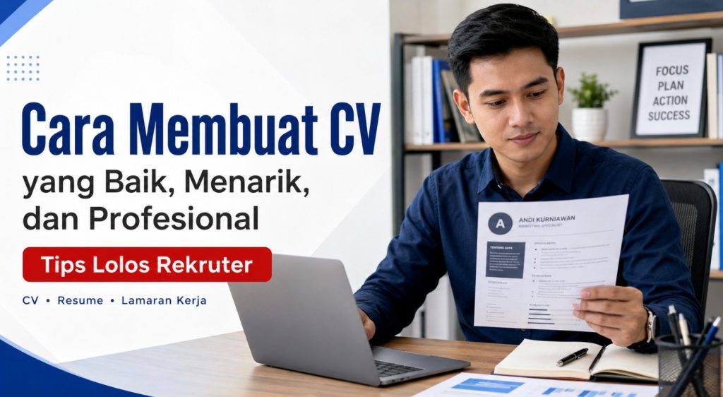 Cara Membuat CV yang Baik, Menarik, dan Profesional