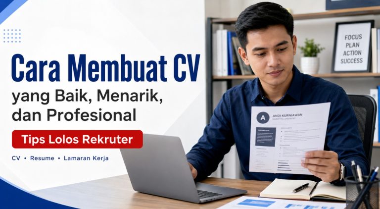 Cara Membuat CV yang Baik, Menarik, dan Profesional