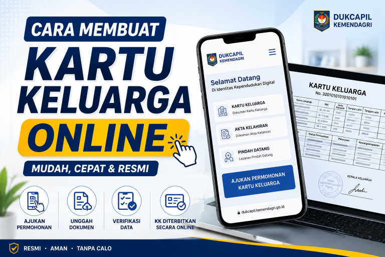 Cara Membuat Kartu Keluarga Baru Setelah Menikah Secara Online