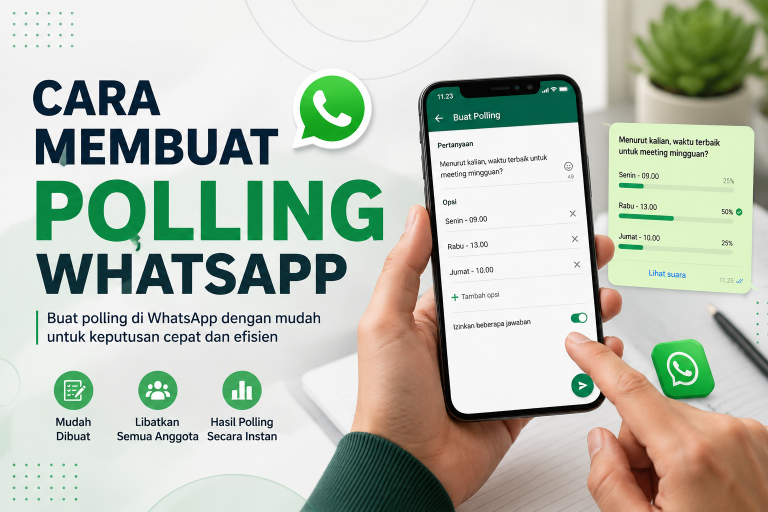 Cara Membuat Polling WhatsApp Grup Semua Anggota Bisa Vote di Iphone & Android