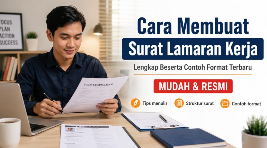 Cara Membuat Surat Lamaran Kerja Lengkap Beserta Contoh Format Terbaru