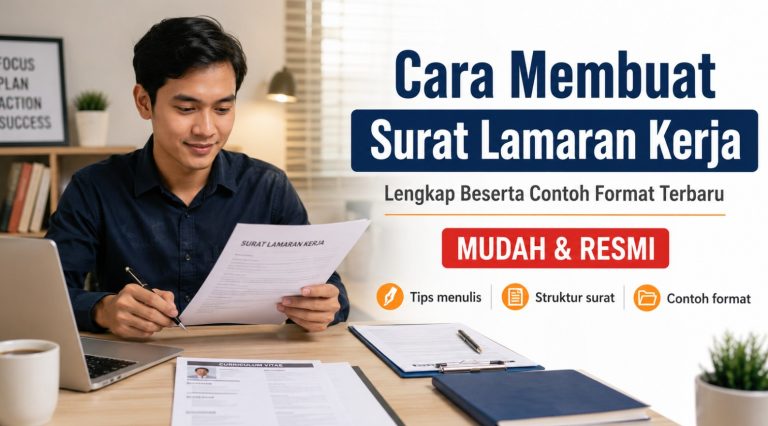 Cara Membuat Surat Lamaran Kerja Lengkap Beserta Contoh Format Terbaru