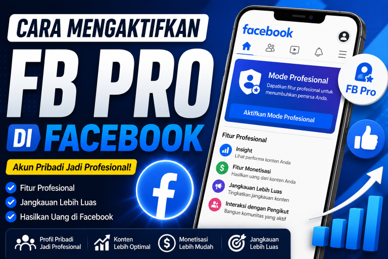 Cara Mengaktifkan FB Pro di Facebook untuk Menghasilkan Uang bagi Pemula