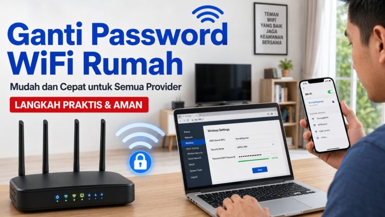 Cara Mengganti Password WiFi Rumah dengan Mudah dan Cepat untuk Semua Provider