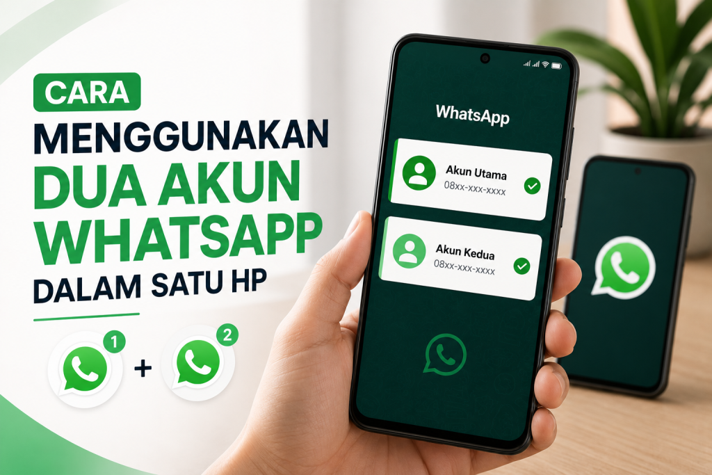 Cara Menggunakan Dua Akun WhatsApp dalam Satu HP