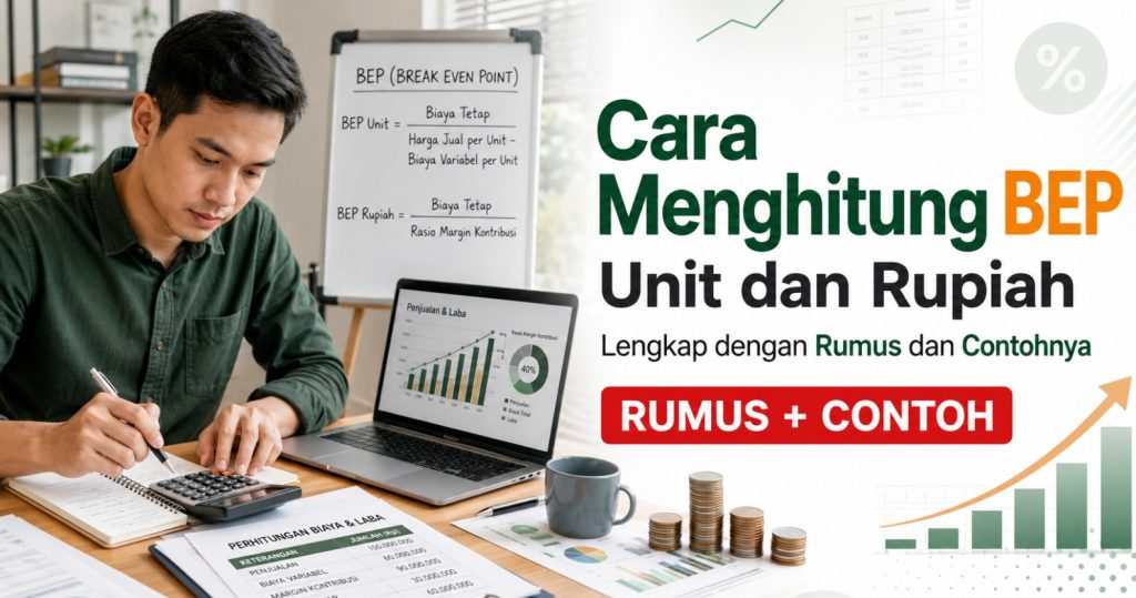 Cara Menghitung BEP Unit dan Rupiah Lengkap dengan Rumus dan Contohnya