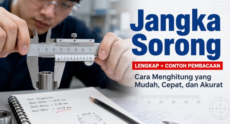 Cara Menghitung Jangka Sorong yang Mudah, Cepat, dan Akurat