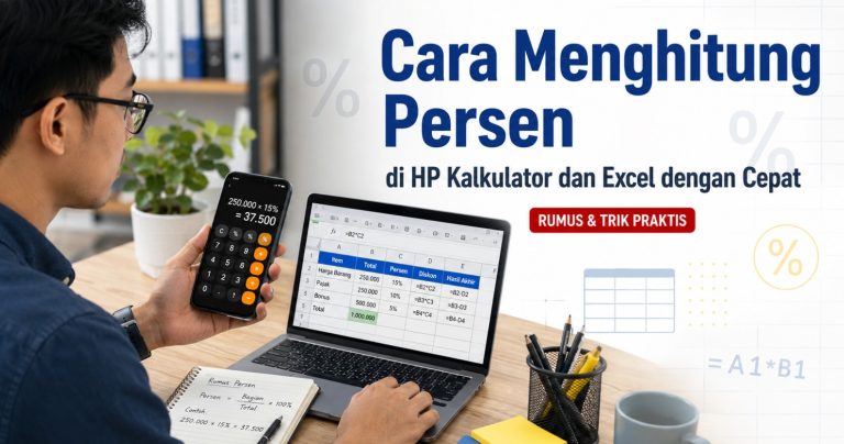 Cara Menghitung Persen di HP Kalkulator dan Excel dengan Cepat