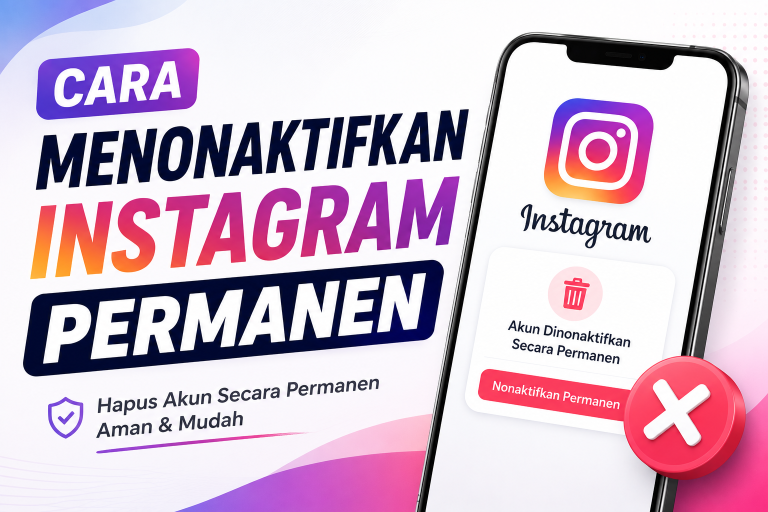 Cara Menonaktifkan Instagram Permanen dan Menghapus Semua Data Akun