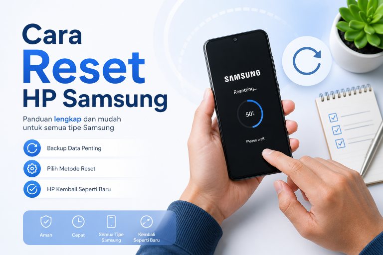 Cara Reset HP Samsung ke Setelan Pabrik Tanpa Verifikasi Gmail 2026