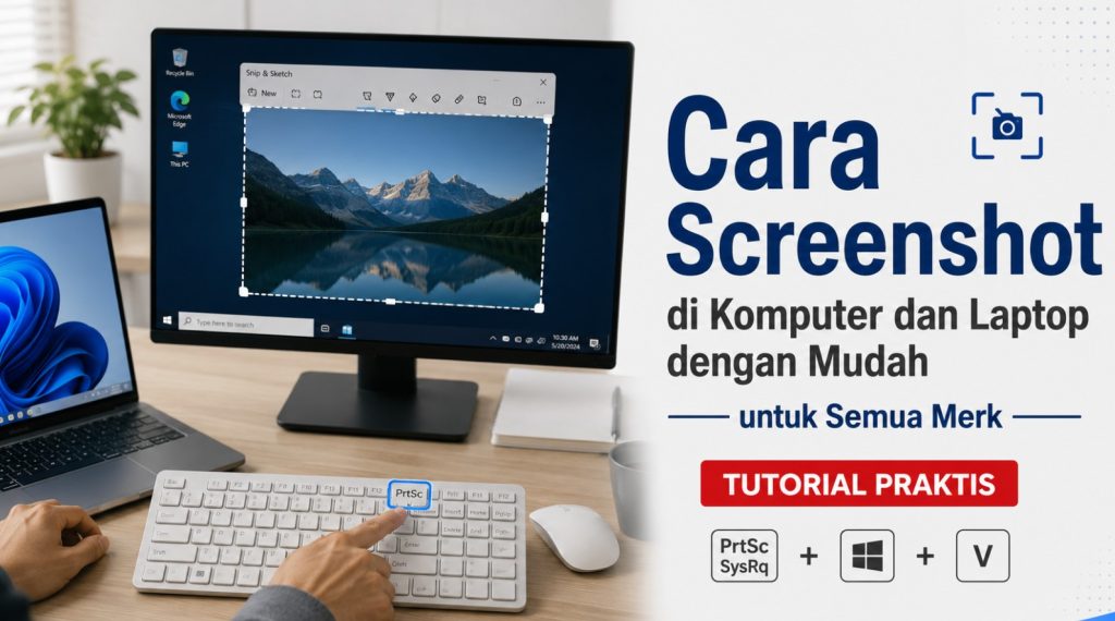 Cara Screenshot di Komputer dan Laptop dengan Mudah untuk Semua Merk