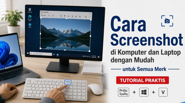 Cara Screenshot di Komputer dan Laptop dengan Mudah untuk Semua Merk Terlengkap