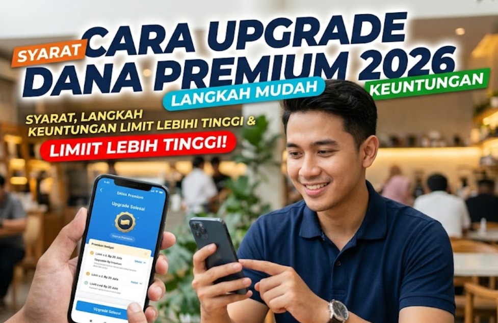 Cara Upgrade DANA Premium 2026 Syarat, Langkah Mudah & Keuntungan Limit Lebih Tinggi