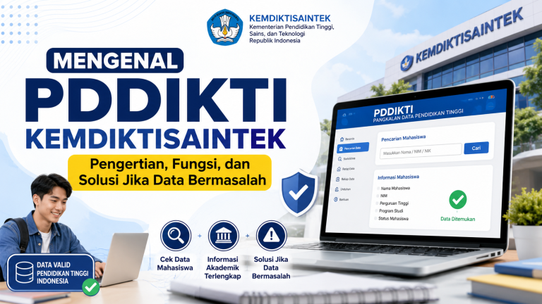 Mengenal PDDIKTI Kemdiktisaintek: Pengertian, Fungsi, dan Solusi Jika Data Bermasalah