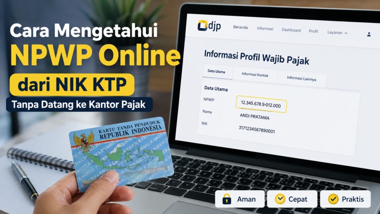 Cara Mengetahui NPWP Online dari NIK KTP Tanpa Datang ke Kantor Pajak