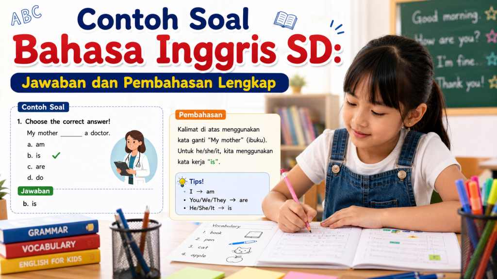 Contoh Soal Bahasa Inggris SD Jawaban dan Pembahasan Lengkap