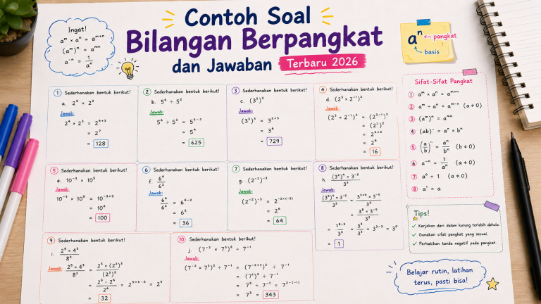 Contoh Soal Bilangan Berpangkat dan Jawaban Terbaru 2026