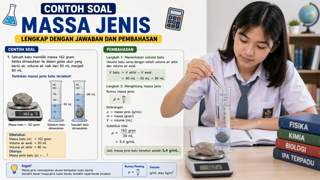 Contoh Soal Massa Jenis Lengkap dengan Jawaban dan Pembahasan
