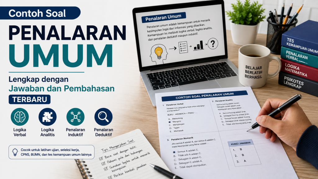 Contoh Soal Penalaran Umum Lengkap dengan Jawaban dan Pembahasan Terbaru
