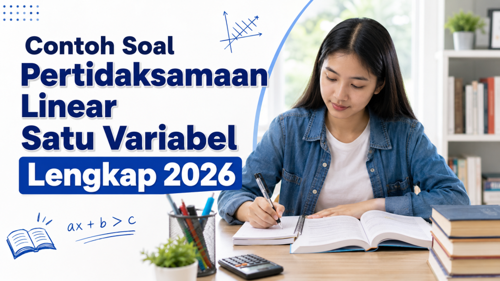 Contoh Soal Pertidaksamaan Linear Satu Variabel Lengkap 2026