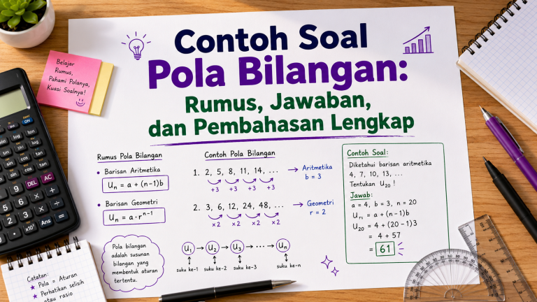 Contoh Soal Pola Bilangan: Rumus, dan Pembahasan Lengkap